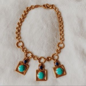 authentic julie vos turquoise necklace